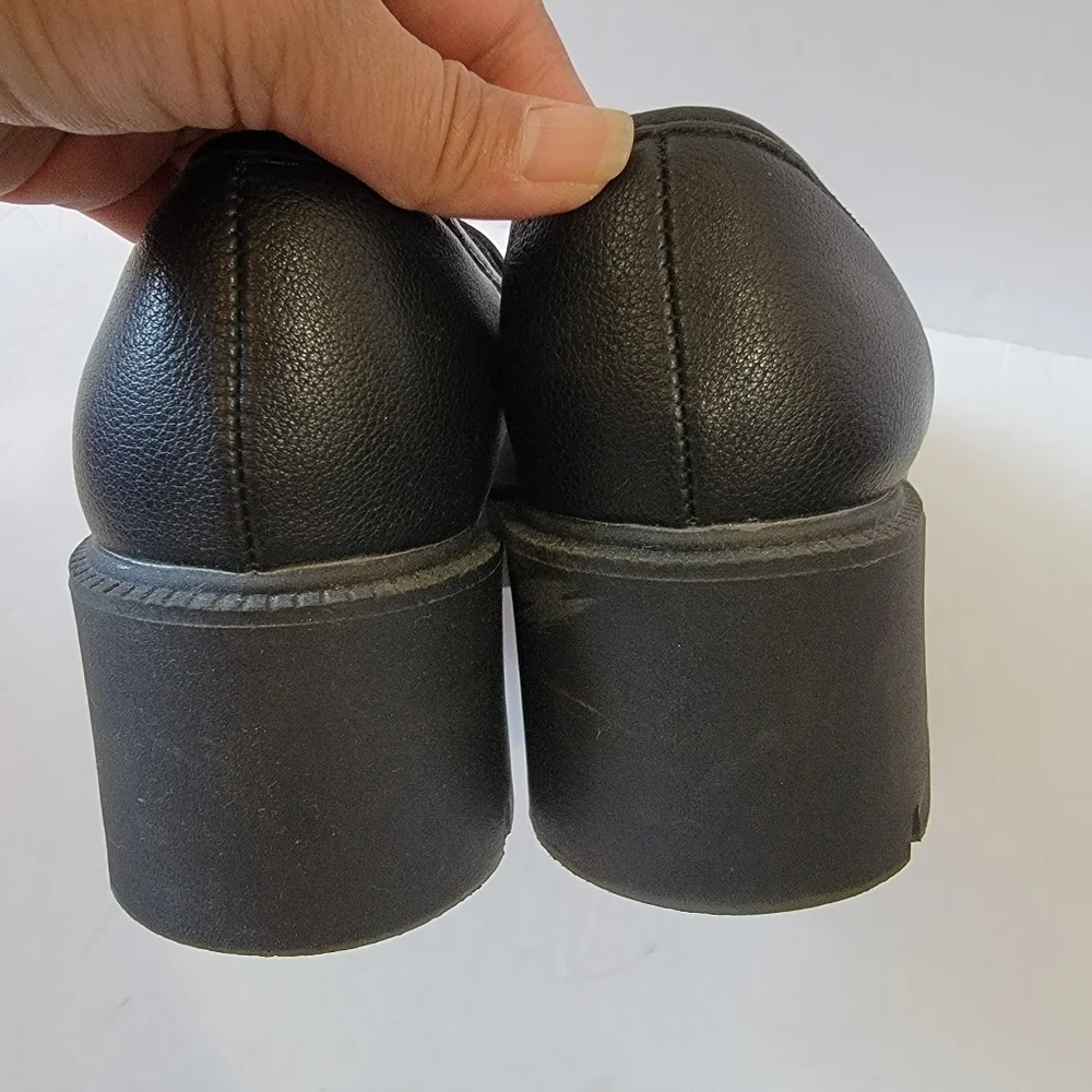 NEW Dolce Vita NEEKA Black Chunky Lugg Sole Shoes Sz 9.5 Y2K Whimsigoth Grunge
